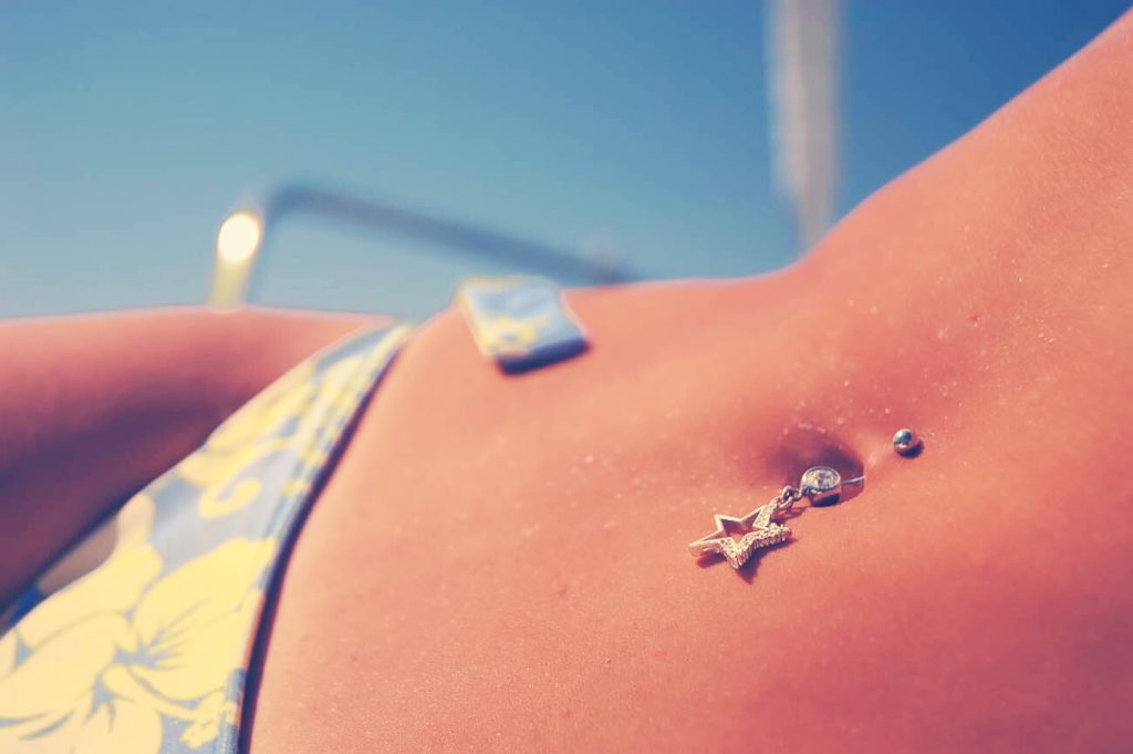piercing ombelico mare