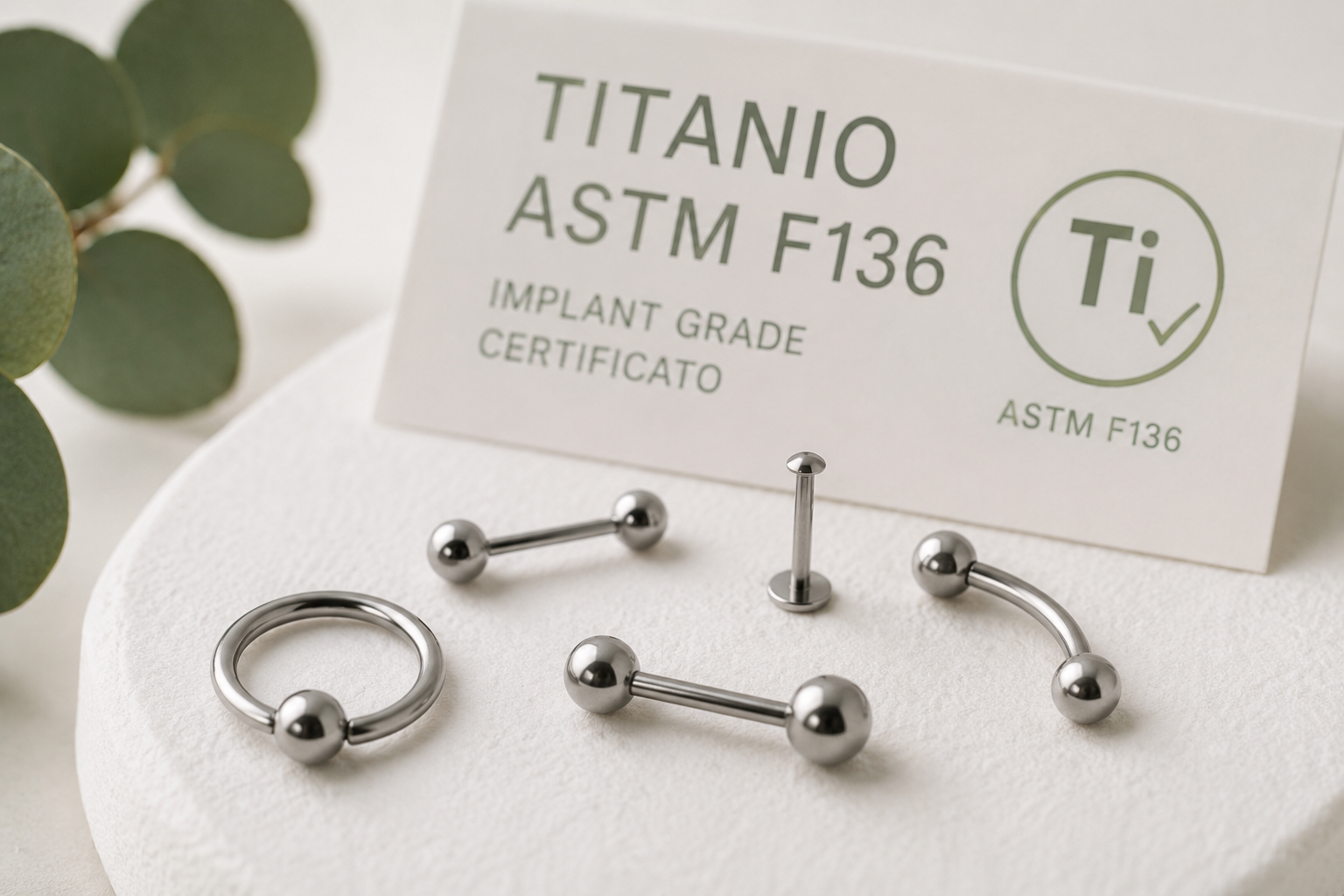 Titanio: perché è il materiale migliore per un piercing
